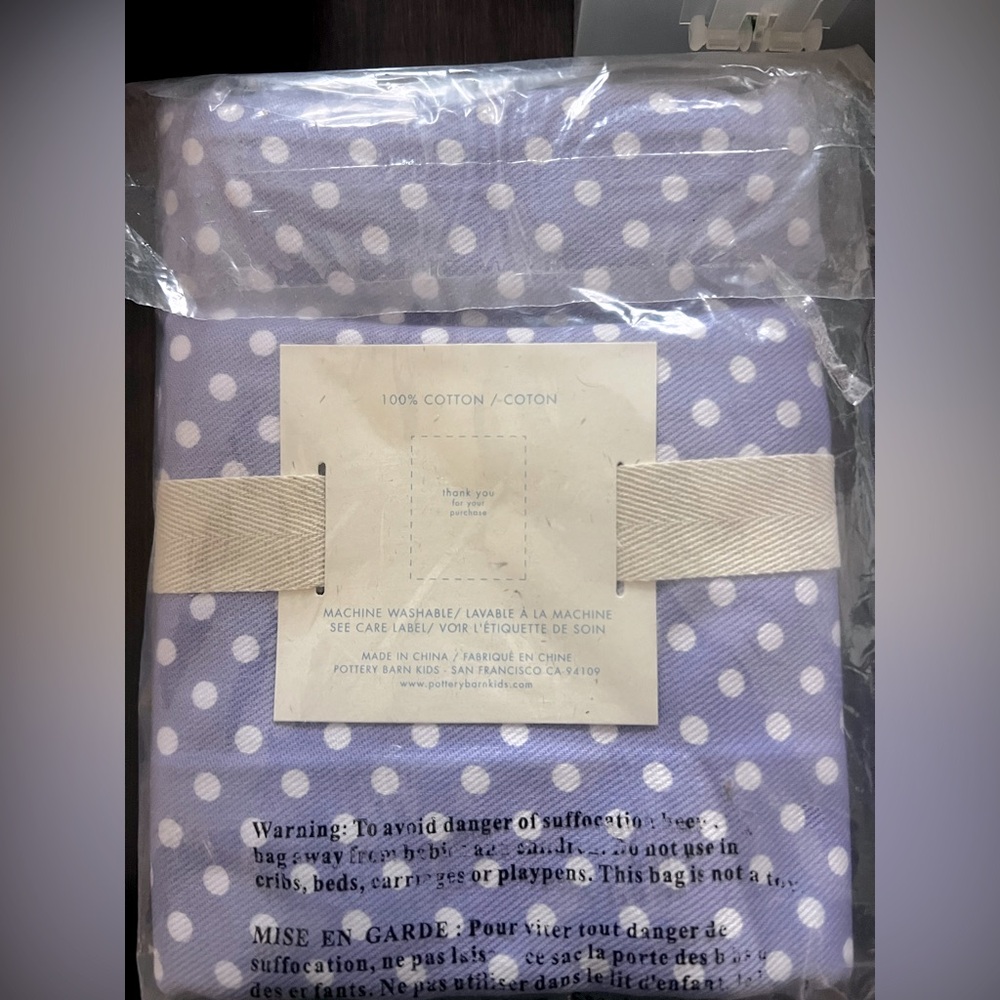 Pottery barn kids Easter basket liner Lg